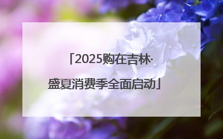 2025购在吉林·盛夏消费季全面启动